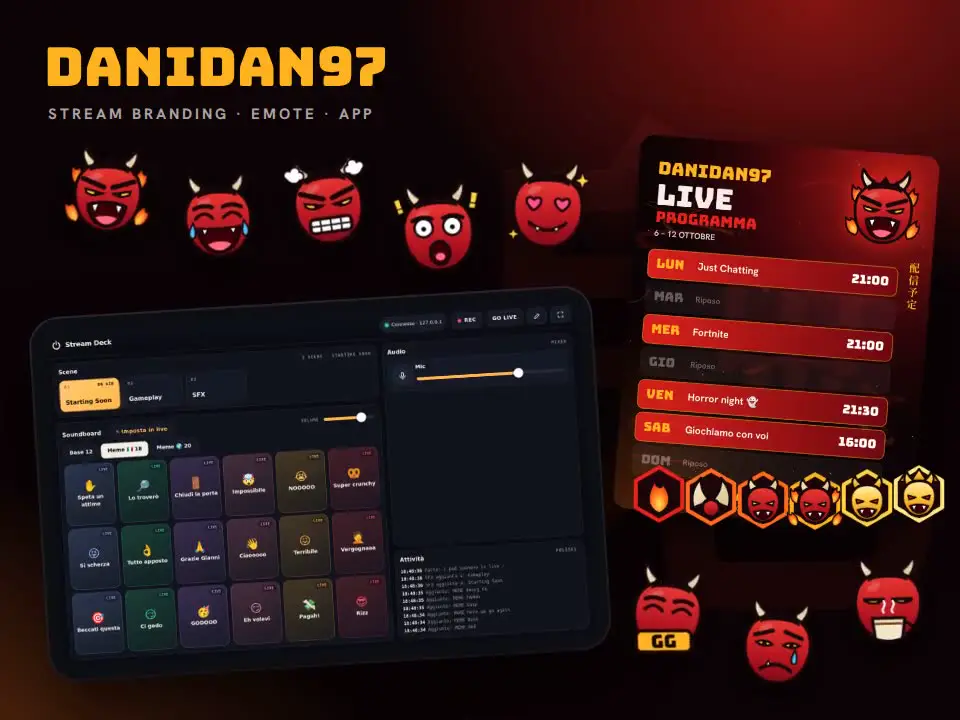 Danidan97: Branding · streamer